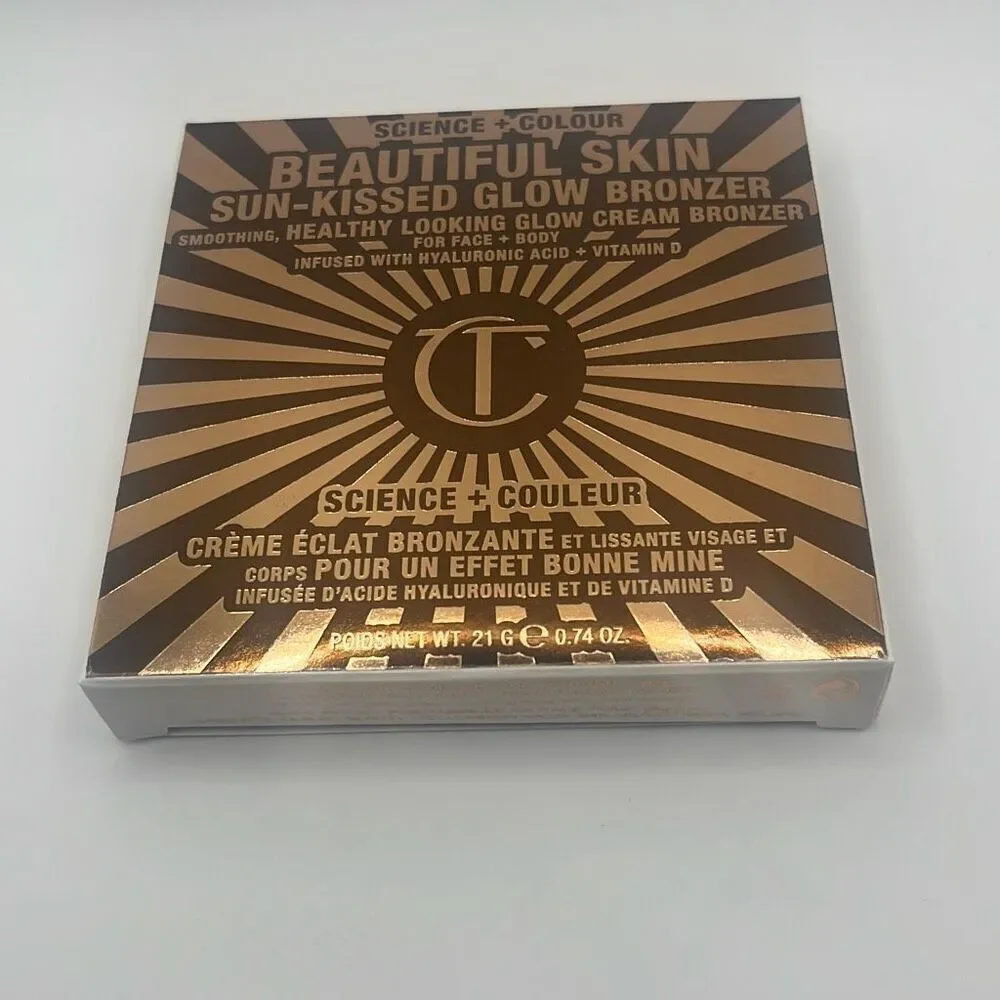 Charlotte Tilbury beautiful skin sun kissed glow bronzer shade medium new in box